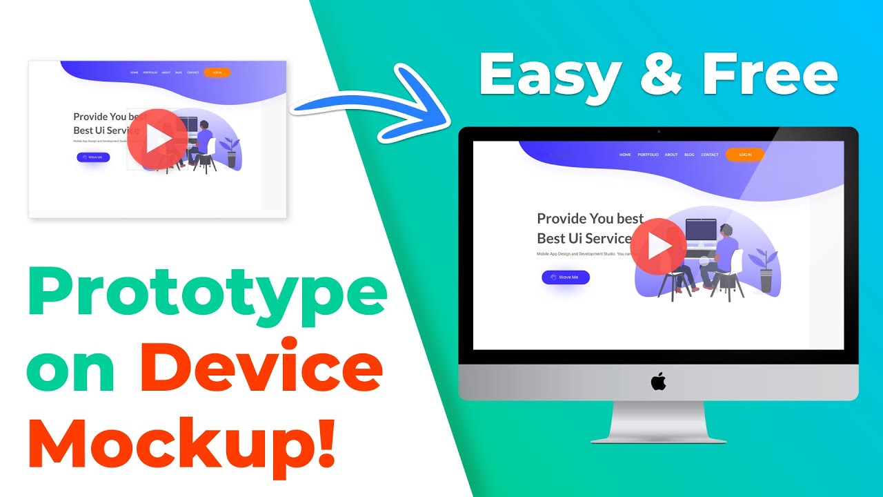 How to Put Prototype Video in Device Mockup | Easy & Free Method